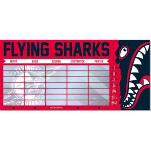 Órarend Ars Una kétoldalas 20 Flying Shark-cápa prémium minőség 91563274 