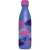 Ars Una 500ml doppelwandige Edelstahl-Wasserflasche, Spotted-2 Design, blau mit rosa und lila Pinselstrichen
