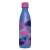 Ars Una 500ml doppelwandige Edelstahl-Wasserflasche, Spotted-2 Design, blau mit rosa und lila Pinselstrichen