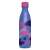 Ars Una 500ml doppelwandige Edelstahl-Wasserflasche, Spotted-2 Design, blau mit rosa und lila Pinselstrichen