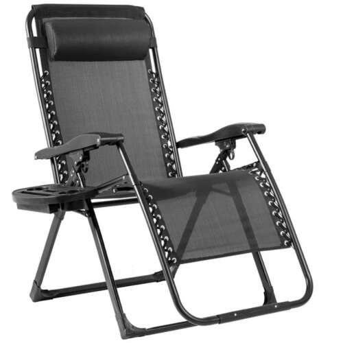 Pepita Zero Gravity Relax Chair mit Becherhalter #schwarz