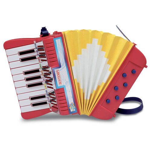 Bontempi Mini Harmonika - 17 Tipki - Crvena i Žuta