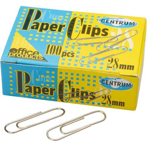 Centrum 28 mm nikkel gemkapcsok, 100 db
