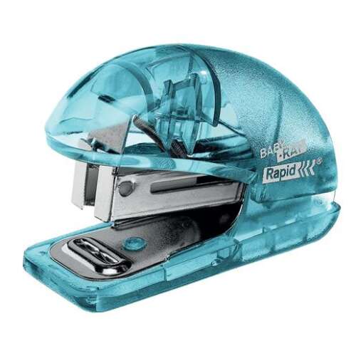 Tűzőgép, mini, 24/6, 26/6, 10 lap, RAPID "Colour'Breeze", kék