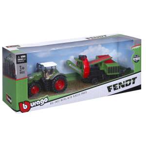 Bburago 10 cm traktor - Fendt 1050 Vario kultivátor 93287329 Munkagépek gyerekeknek - Traktor