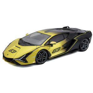 Bburago 1/18 Lamborghini Sián FKP37 Diecast Modellautó - Oldalnézet - Bburago