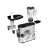 LaFe MPL-001K Silver Kitchen Machine with meat grinder and blender