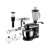 LaFe MPL-001K 3-in-1 stand mixer accessories: blender, meat grinder, dough hook, whisk, and beater