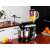LaFe MPL-001K black stand mixer with blender attachment and fruits