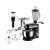 LaFe MPL-001K 3-in-1 stand mixer accessories: blender, meat grinder, dough hook, whisk, and beater