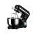 LaFe MPL-001K 3-in-1 stand mixer with tilt head, black and silver, stainless steel bowl