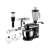 LaFe MPL-001K 3-in-1 stand mixer accessories: blender, meat grinder, dough hook, whisk, and beater