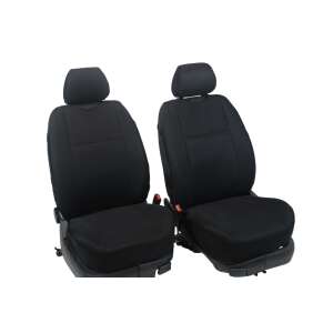 Carver egyszínű betétes trikó üléshuzat fekete/fekete