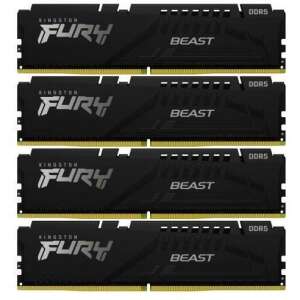 Kingston Fury Beast 64GB (4x16GB) DDR5 5600MHz RAM Kit - Kingston