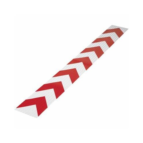 Toolcraft - Figyelmeztető Csík - Piros - 1m x 115mm 173747596 - Közúti jelzőeszköz
