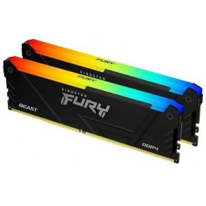 Kingston Fury Beast DDR4 32GB (2x16GB) RGB RAM Kit - Kingston