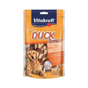 Vitakraft Pure Duck Bonas Kutya Rágócsont, 100% Kacsahús, Kalciumcsont Kacsahússal, 80g - Kutya jutalomfalat