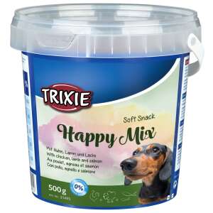 Trixie Happy Mix Gustare Moale pentru Câini, 500g, cu pui, miel și somon - Trixie Momeală pentru recompensarea câinilor