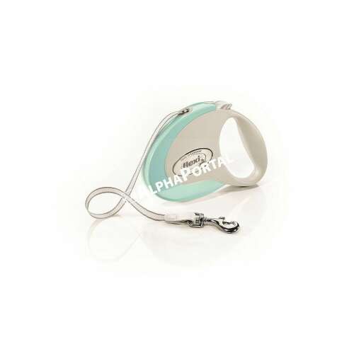 Flexi Style visszahúzható kutya póráz, menta zöld, 5 méter, 25kg-ig terjedő kutyáknak