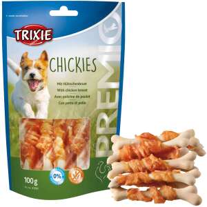 Trixie Chickies csirkemell kutyajutalomfalatok, 100g, csirkemell és csonttal - Trixie