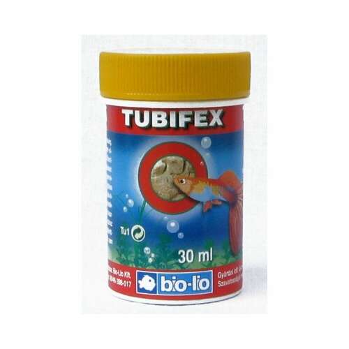 Bio-Lio Tubifex 30ml Fagyasztva szárított csővájóféreg halak számára