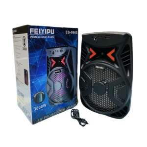 Feiyipu ES-0665 6.5 inch Bluetooth speaker with 3000W power, black - Audio