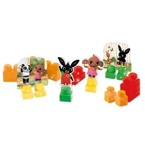 Set kockica za građenje Bing s likovima Bing, Sula, Pando, Amma, Flop - Plastična igračka za građenje