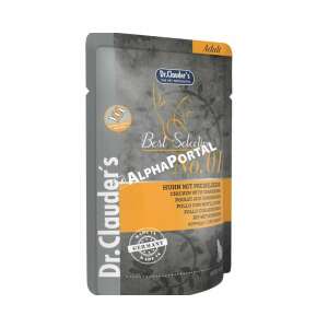 Dr. Clauder's Best Selection No. 01 Felnőtt Macskaeledel, Csirke áfonyával, 85g tasak - Dr. Clauder's