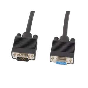 Lanberg VGA to VGA extension cable, 1.8m black - Lanberg VGA Cable