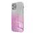 Shining Case for Samsung Galaxy A35 5G, transparent pink and silver glitter phone case