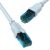 Nahaufnahme des Vention Cat5E UTP-Kabels RJ45-Stecker