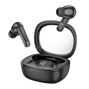 HOCO EQ6 fekete vezeték nélküli bluetooth fülhallgató töltőtokkal - Hoco