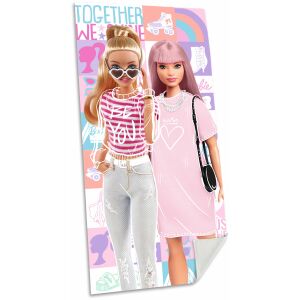 Плажна кърпа Barbie 70x140cm с две кукли Barbie - Barbie