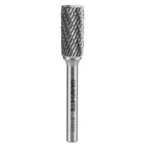 Graphite B1225 cylindrical carbide burr, 12mm diameter, 25mm working length, 6x45mm shank - Milling Head