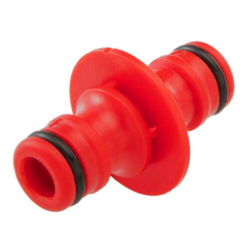 Conector pentru furtun din plastic roșu, tip I, pentru conectarea furtunurilor de grădină