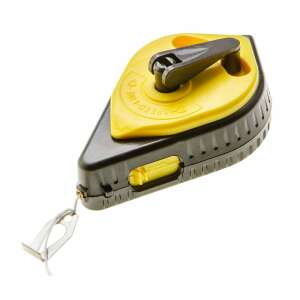 Speed-Line 30m Chalk Line Reel, Black and Yellow, Plastic Housing - Chalk line