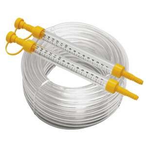 25 meter water level measuring hose with two measuring sticks - Spirit Level