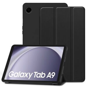 Tech-Protect Smartcase for Galaxy Tab A9 8.7 inch, black, stand view - Tech-Protect