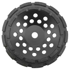 GRAPHITE Diamantschleifscheibe, 180 x 22,2 x 5 mm, Doppelsegment - Zubehör für Schleifmaschinen