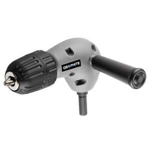 Adapter wiertarski GRAPHITE 90 stopni, uchwyt 0,8-10 mm, 1500 obr./min, obrót w prawo i w lewo - Wiertarki i akcesoria do wkrętarek