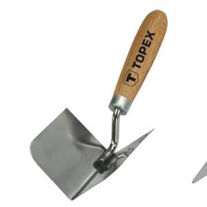 Belső stukkó simító 85 x 60 mm, rozsdamentes acél