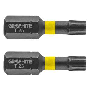 Graphite TX25 Impact Schrauberbit Set, 2-teilig - Bit Set