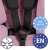 Scaun de siguranță pentru copii Kidwell Mavi 9-36kg #black-pink 35048363}