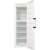 Gorenje FN619DAW6 280L freezer, white, open door view, showing shelves and drawers
