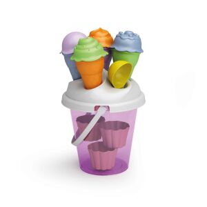 Strand Játék Zestaw zabawek do piaskownicy Lody i Muffiny Wiaderko - Zmontowany - Gry i sprzęt na świeżym powietrzu