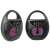 Two IFEI HF-A8 Bluetooth portable speakers with LED lights, black