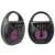 Two IFEI HF-A8 Bluetooth portable speakers with LED lights, black