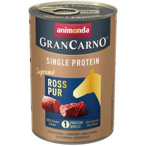 Animonda Grancarno Single Protein Supreme Ló nedves kutyaeledel, 400g-os doboz - Animonda