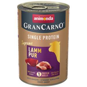 Animonda Grancarno Single Protein Supreme Bárány Nedves Kutyaeledel, 400g-os doboz - Animonda