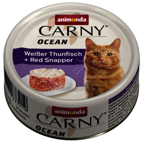 Animonda Carny Ocean macskaeledel 80g - Több ízben - Tonhal és Sügér